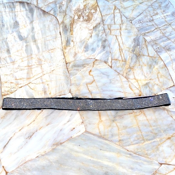 Victoria’s Secret Rhinestones Elastic Waistband Crystal Women\'s 1 In Dress Belt main image 11